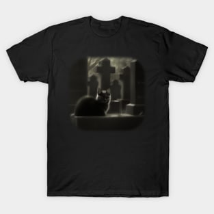 Sementary dark cat T-Shirt